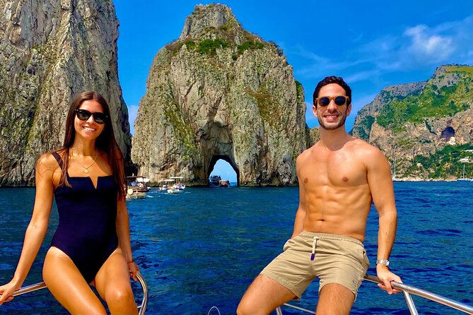 3-hour private boat tour of the island of Capri - Grotta Verde: emerald water and a true swim moment