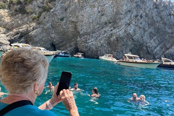 3 Hours Private Boat Tour of Capri with Pasta and Prosecco - Grotta Verde and the Punta Carena lighthouse pass-by