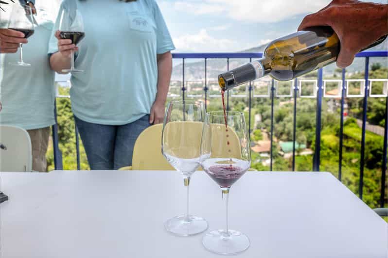 5 Wine Tastings with Typical Products in Sorrento Coast - Sea views from the Captain’s Terrace in Positano