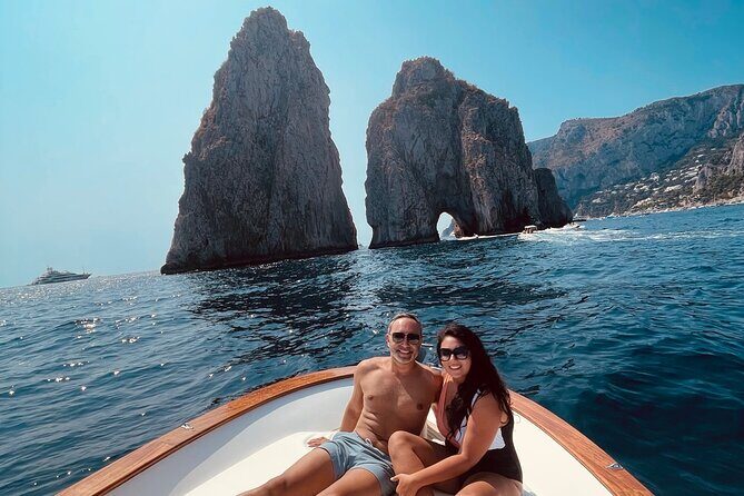 7 Hours Private Boat Experience on Capri from Positano - Grotta Verde and the lighthouse: when color and scale do the talking