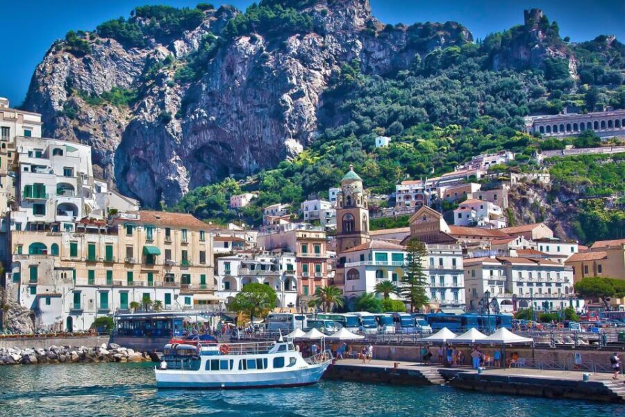 Amalfi Coast: Full-Day Cruise from Sorrento - From your Sorrento pickup to the yacht: how the day starts