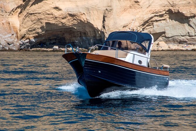 Amalfi Coast Full Day Private Boat Tour (cabin+restroom on board) - Sea-only lunch style: eating where boats are the ticket