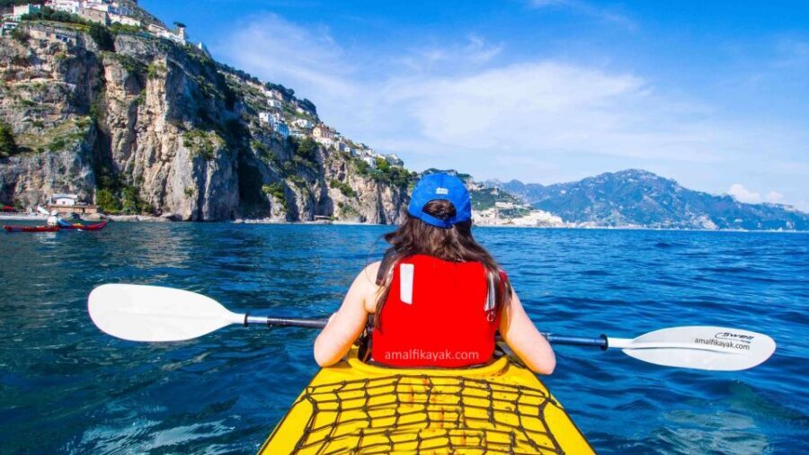 Amalfi Coast: Kayak Tour with Snorkeling and Grottoes Visit - What the included photos, fruit, and water do for your day