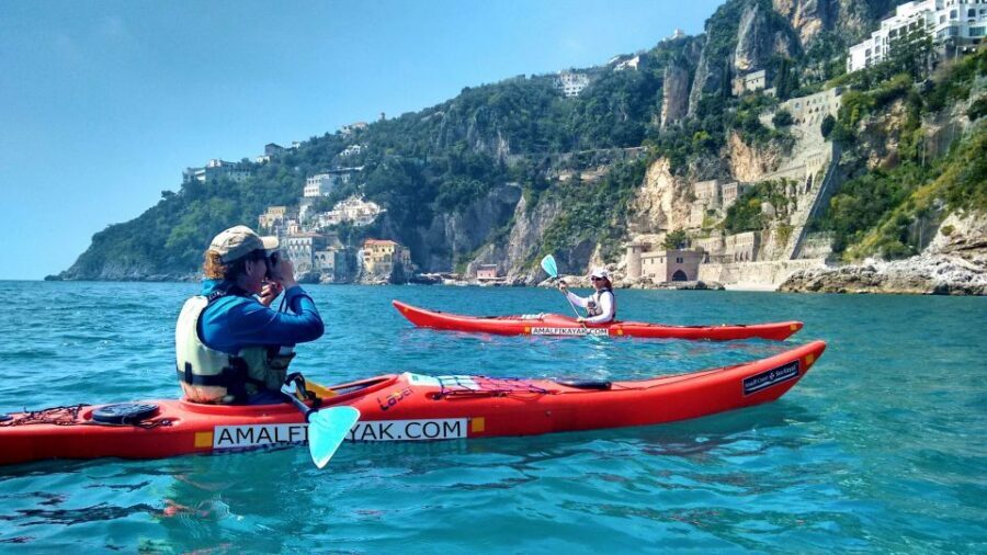 Amalfi Coast: Kayak Tour with Snorkeling and Grottoes Visit - The route’s star features: Arc of Lovers, sea caves, and old watch towers