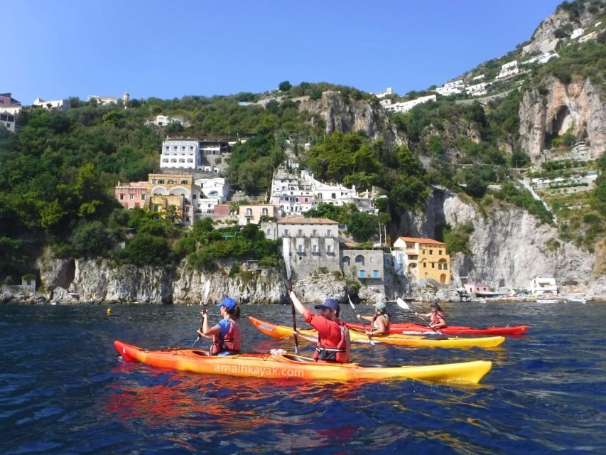 Amalfi Coast: Kayak Tour with Snorkeling and Grottoes Visit - Conca dei Marini: history-flavored coastline with big-name views