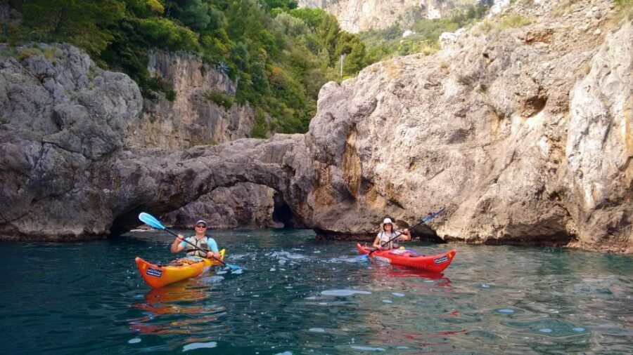 Amalfi Coast: Kayak Tour with Snorkeling and Grottoes Visit - Furore, Praiano, Li Galli, and Capri: getting the famous rocks without the crowds