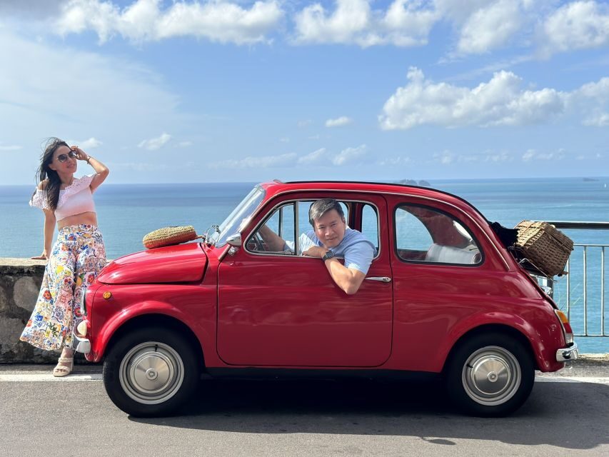 Amalfi Coast: Photo Tour with a Vintage Fiat 500 - Positano: colorful town vibes, sea views, and photo angles that flatter