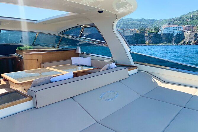 Amalfi Coast Private Yacht Cruise: Explore Positano and Amalfi! - On-Board Comfort: Prosecco, WiFi, Restroom, and Beach Towels