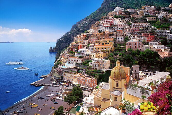 Amalfi Coast Sorrento and Pompeii Group Tour from Naples - Stop 1: Meta for a quick photo break
