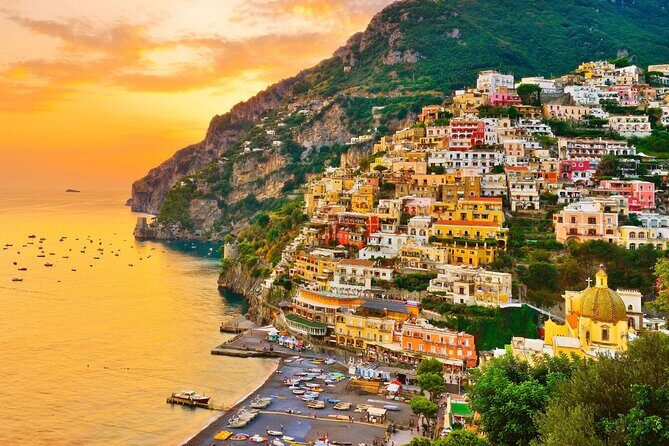 Amalfi Coast: Sunset Boat Tour with Fruit & Drinks | Small Group - Drinks and snacks on board: what you get with the sea view