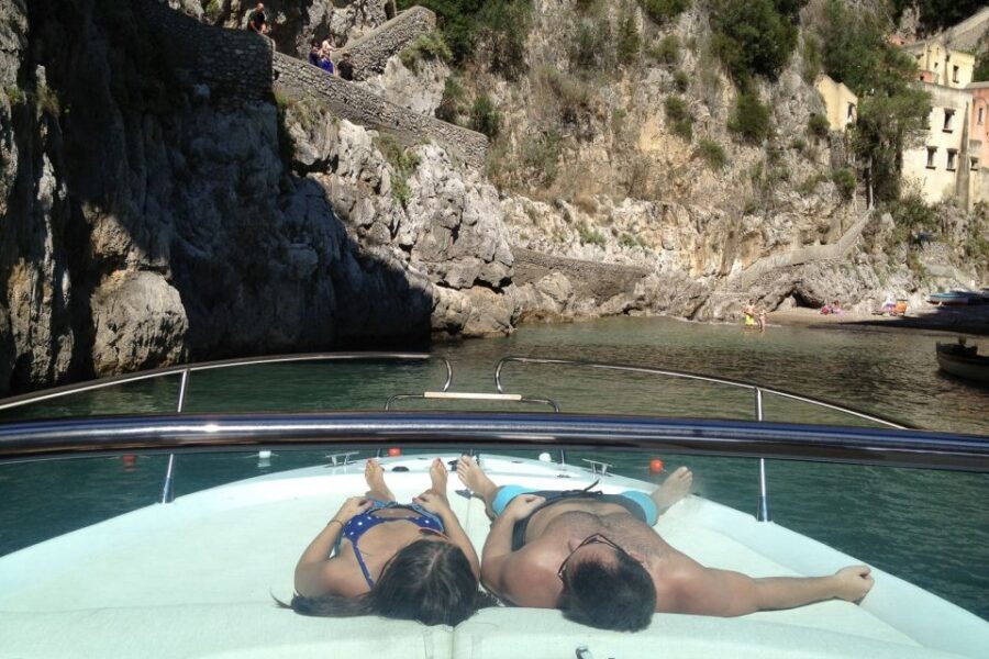 Amalfi: Private Full-Day Boat Excursion on the Amalfi Coast - Praiano and Positano: siren-story sights and sea-level photo ops