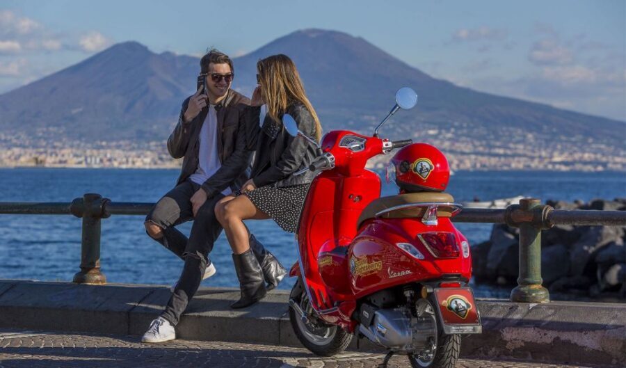 Amazing audioguided Vespa Tour of Naples - with driver - Posillipo hill panoramas: where the best views do the work