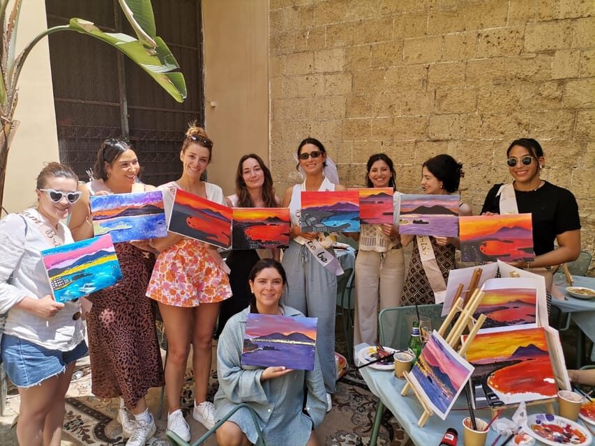 Art Workshop in Naples city centre with Aperitif - Naples Painting Experience: Art plus a proper Naples aperitif
