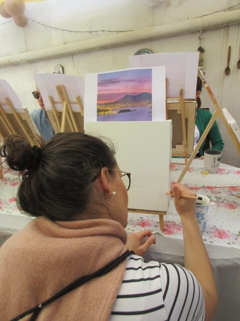 Art Workshop in Naples city centre with Aperitif - Price and value: what $58 actually buys you