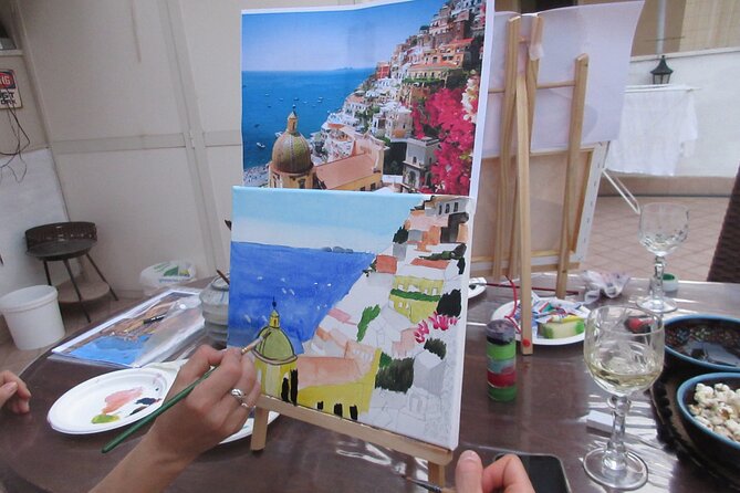 Art worshop with aperitif in Naples - What You’ll Do: Create a Naples Painting With Maria