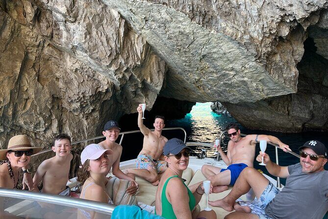 Blue Grotto and Capri by Private Boat Tour - Punta Ventroso aperitivo breaks and Mermaid’s Rock vibes