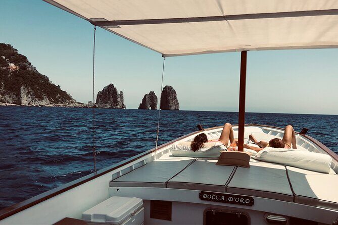 Boat Tour in Capri - Monte Solaro from sea level, plus a calm swim break