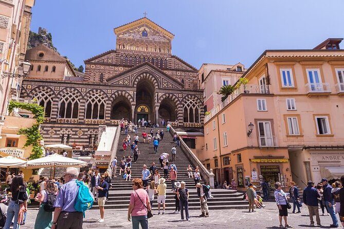 Boat Tour of Amalfi, Positano and Ravello from Sorrento - The Sea Route: Vesuvius, Queen Giovanna’s Baths, Jeranto, Punta Campanella