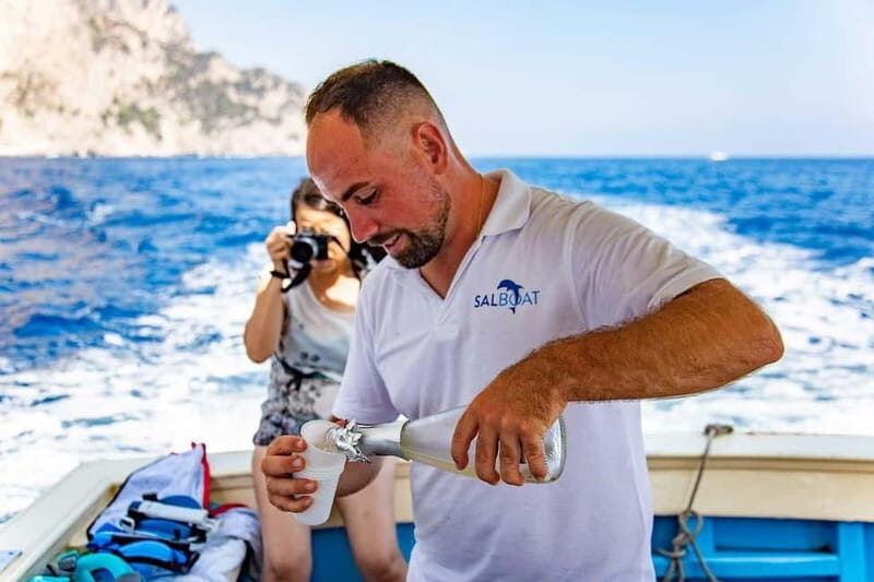 Boat Tour to Capri with Lunch on Board, Swimming and Fun - 4 Hours on Capri: Use It for One Clear Plan