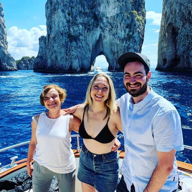 Capri : 2 Hours Private Boat from Capri - Marina Piccola Meeting Point and What’s on Board