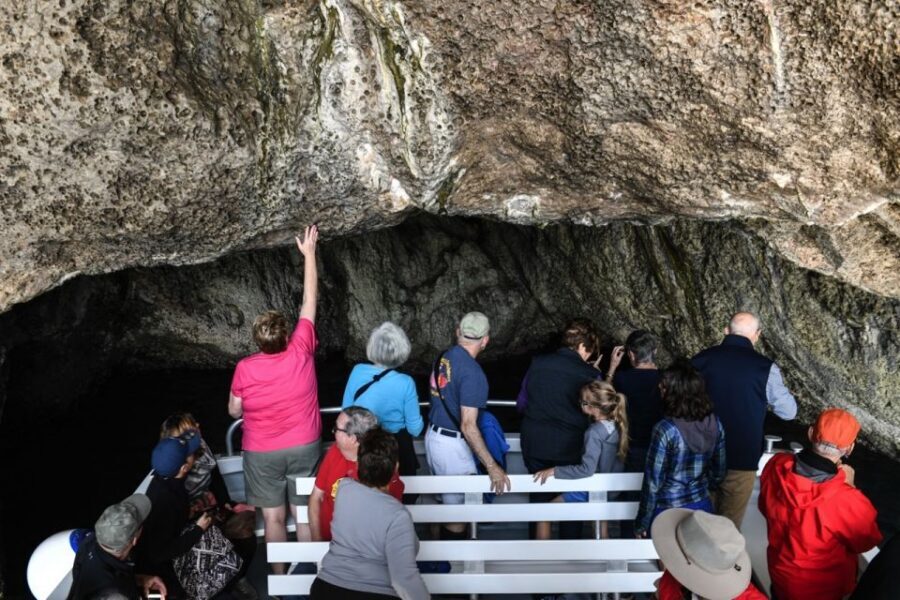 Capri and Anacapri: Sea and City Sightseeing Tour - Across the Gulf of Naples toward Vesuvius and Marina Grande