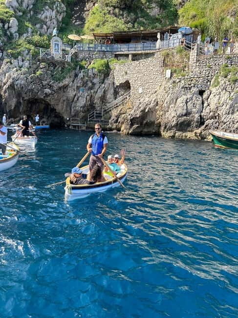 Capri and Blue Grotto Day Tour From Sorrento with 8 People - The Blue Grotto stop: worth it, but not guaranteed