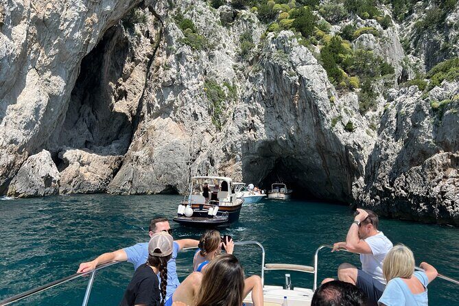 Capri, Blue Grotto by Priority, Faraglioni Swim and City Visit - Cala del Rio and the Heart Cave: A Short Stop With a Big Visual Payoff