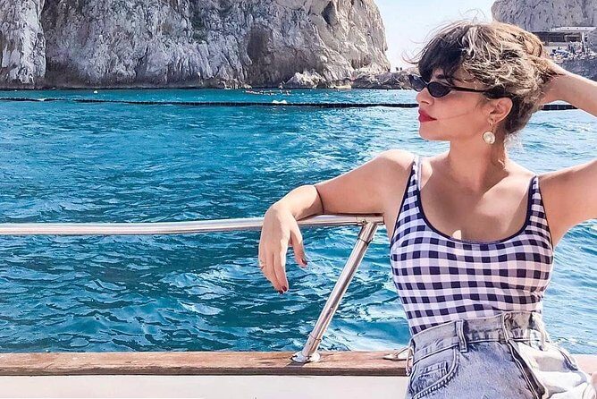 Capri boat excursion - Natural Arch views from the sea