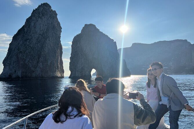 Capri Boat Tour and Blue Grotto Visit - Marina Grande and Bagni di Tiberio: Start Easy, Get in the Water Fast