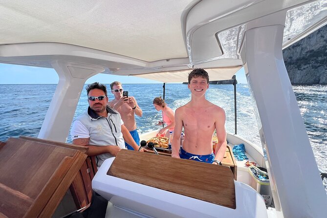 Capri Boat Tour Shared with Local Captain - Food, drinks, and onboard music: what makes the day feel easy