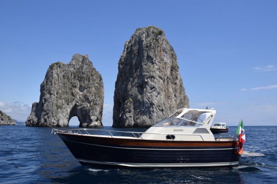 Capri by Boat from Massa Lubrense - The Morning Route From Massa Lubrense to Capri