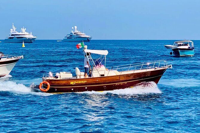 Capri by Boat private Comfortable tour - White Grotta and Grotta Rossa: two caves, two different vibes