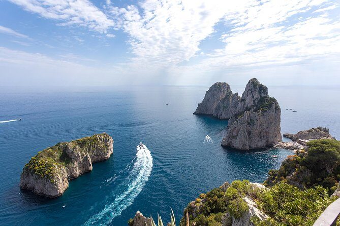 Capri by Sea Private Boat Excursion - Blue Grotto stop: seeing the electric-blue water with an entrance fee to plan for