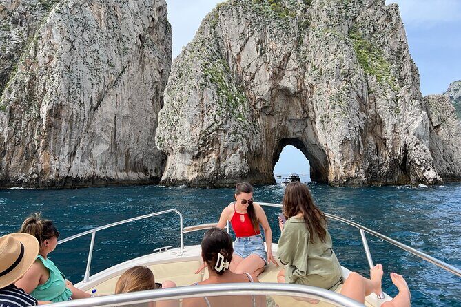 Capri Exclusive Premium Semi-Private Luxury Tour - The Onboard Break: Music, Aperitif, Prosecco, and a Few Good Dips
