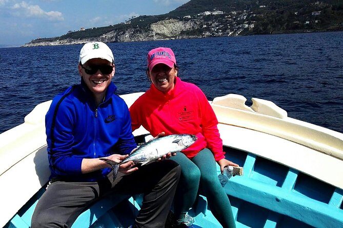 Capri Fishing Excursion with Snorkeling and Lunch from Sorrento - Lunch on board with spaghetti and the catch of the day