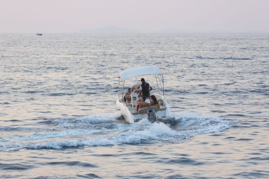 Capri Island & Blue Cave Private Boat Tour from Sorrento - The coastline stops: Roman villa ruins and Punta Campanella views