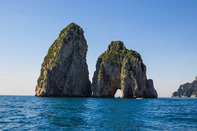 Capri & Nerano Bay Private Boat Tour from Sorrento,Positano,Capri - Capri’s Coastline Loop: Blue Grotto Area, Villa Malaparte, and Marina Piccola