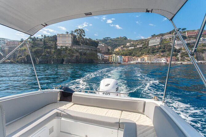 Capri Positano and Amalfi Ischia Private Boat Tour from Sorrento - I Faraglioni (Marina Piccola): Capri’s signature rock stop
