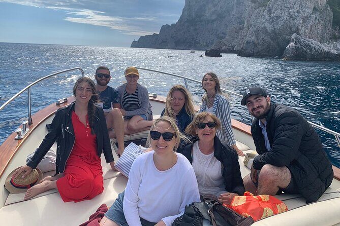 Capri-Positano Private Boat Tour from Sorrento,Positano or Capri - Blue Grotto and Faraglioni: Capri’s Icon Stops
