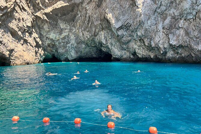 Capri Premium Boat Tour and City Visit Free Bar and Aperitif - Bagni di Tiberio: the Roman-bath start that sets a calm tone