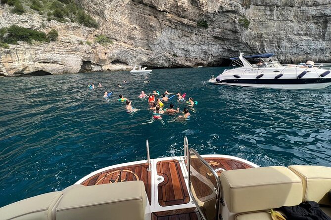 Capri Private all inclusive Boat Tour with City Exploration - Grottos in sequence: Saints, Green Grotto, White and Red
