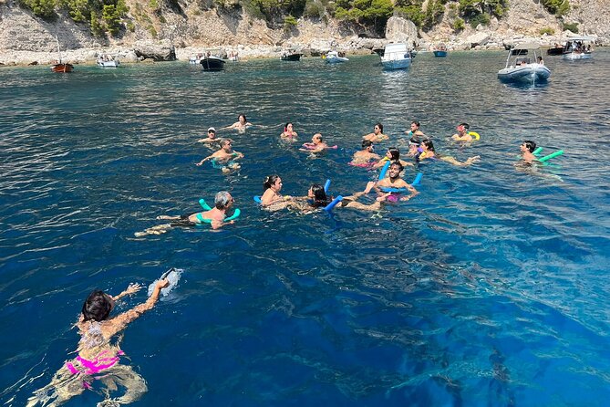 Capri Private all inclusive Boat Tour with City Exploration - Cala del Rio and Cala del Tombosiello: quiet coves and the Heart Cave