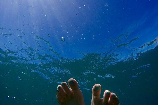 Capri Private Boat Tour from Positano, Praiano or Amalfi - Punta Campanella snorkeling: crystal water, fish, and protected conditions