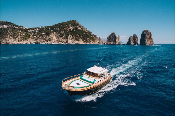 Capri Private Boat Tour from Sorrento, Positano or Naples - Gozzo F.lli Aprea 36 - Green Grotto swimming and the Blue Grotto choice