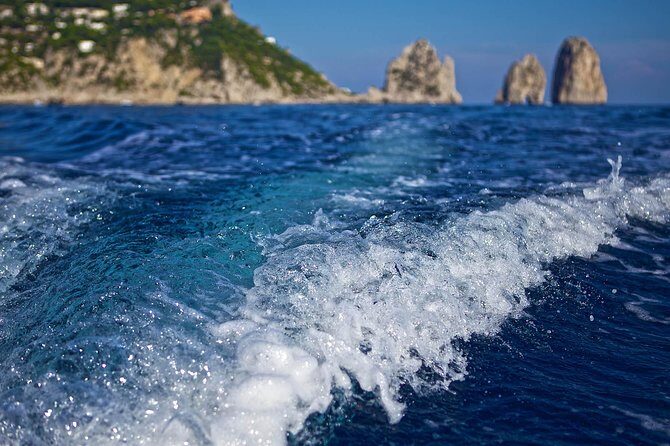 Capri Private Boat Tour from Sorrento, Positano or Naples - Yacht Klase 50 - Grotto Time on Capri: White, Green, and the Optional Blue