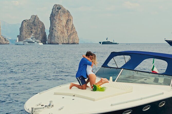 Capri Private luxury Boat Tour - Stop 3: Faraglioni Rocks and Marina Piccola Time