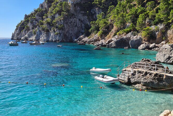 Capri Small-Group Boat Day Tour from Sorrento - White Grotto: Madonna Statue and a Second Swim Moment