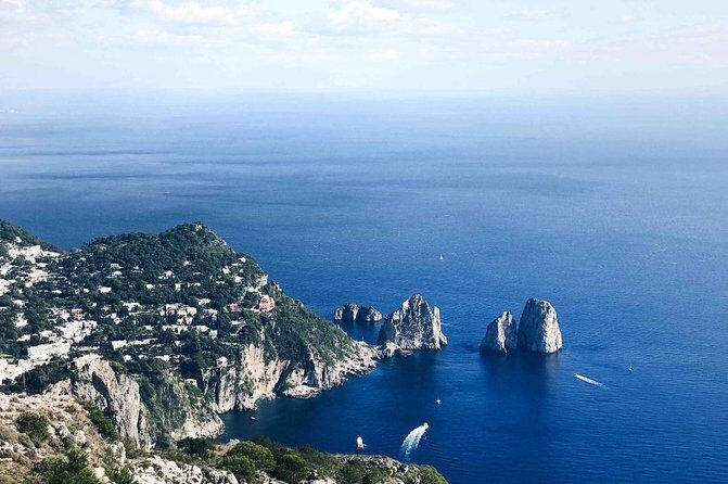Capri Voucher from Naples: Hydrofoil and Boat Tour Included - Stop 2: Shared boat cruise around Capri’s coast