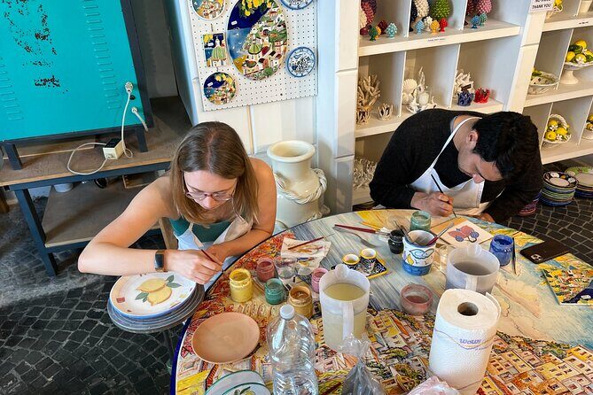Ceramic Class in Positano 2 hours workshop - Best timing on the day: slot in your workshop without stress