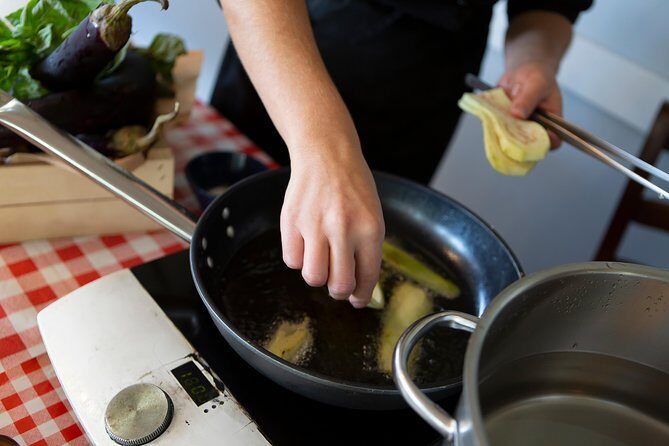 Cooking Class from Sorrento - The menu: caprese salad, caprese ravioli, eggplant parmigiana-style, and lemon dessert